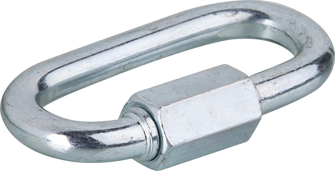 Kettenschnellverschluss verz. Größe 8x59mm, Tragekraft 350kg Kettenschnellverschluss verz. Größe 8x59mm, Tragekraft 350kg