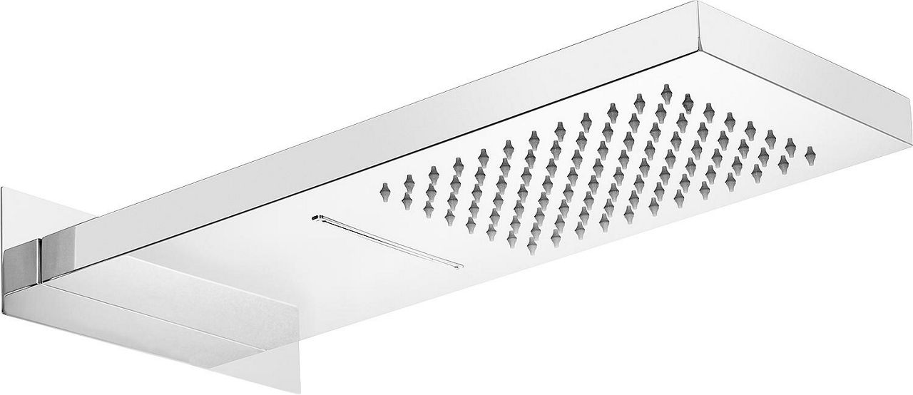 Kopfbrause Ziliana 2 Strahlarten Ausladung 500 mm Edelstahl poliert