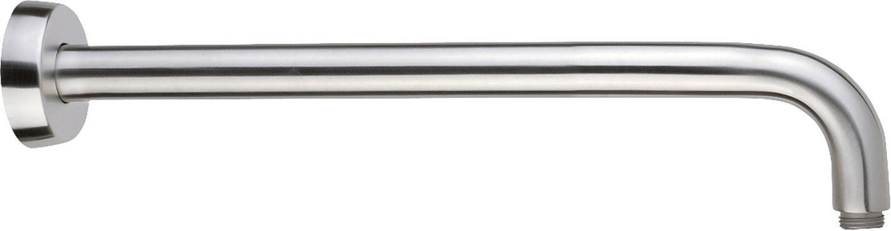 Wand-Anschlussrohr DN15(1/2"), L=300mm, Edelstahl gebürstet