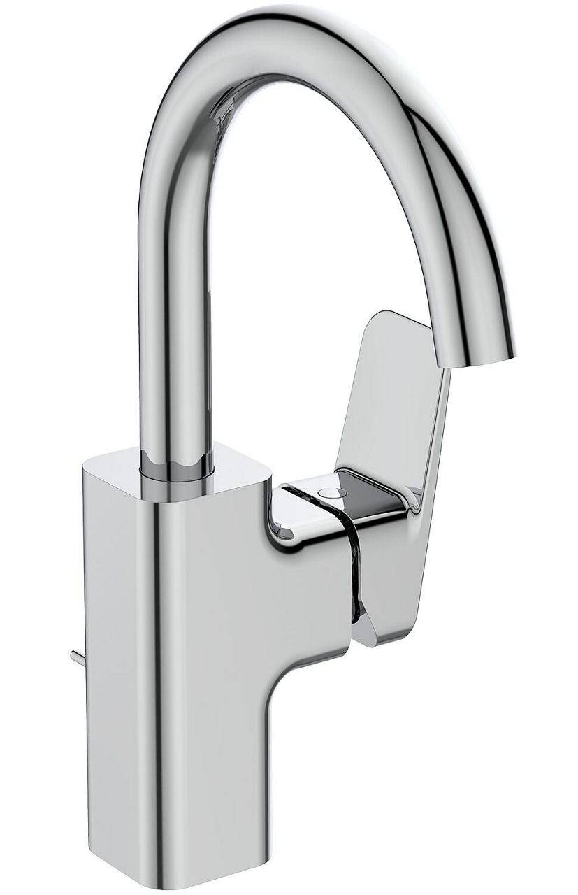 Waschtischmischer Ideal Standard Ceraplan200 seitliche Betätigung mit Zugstange-Ablaufgarnitur