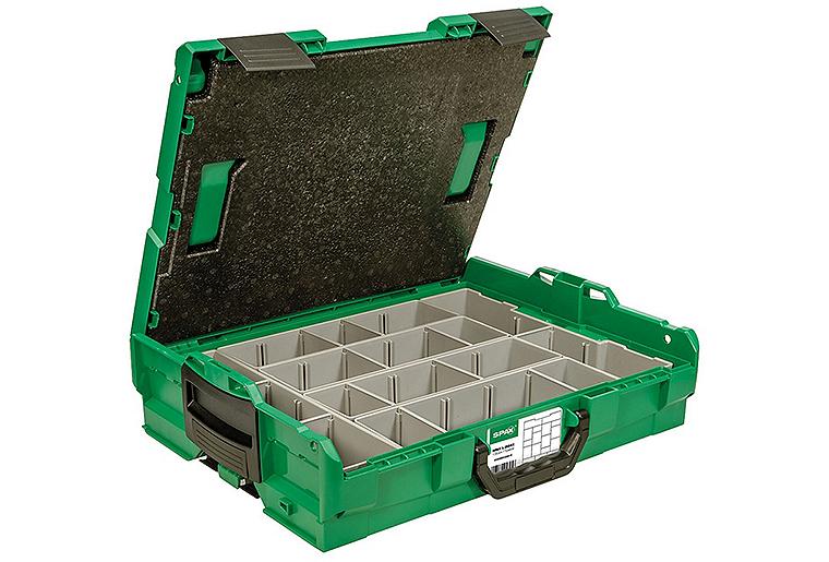 Montagekoffer SPAX L-BOXX 102 442 x 357 x 117 mm, leer, Kunststoff, groß - ohne Bestückung Montagekoffer SPAX L-BOXX 102 442 x 357 x 117 mm, leer, Kunststoff, groß - ohne Bestückung