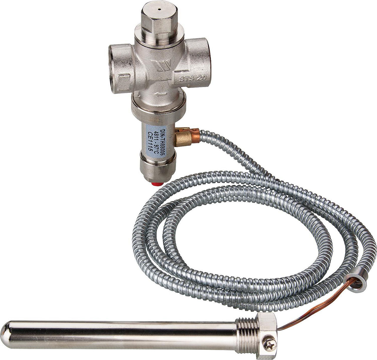 Thermische Ablaufsicherung, DN20 (3/4"), Kapillarrohrlänge 2m Thermische Ablaufsicherung, DN20 (3/4"), Kapillarrohrlänge 2m