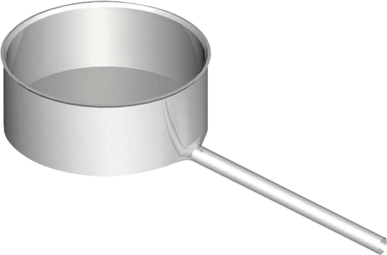 Kondensatschale, DN 113 mit Kondensatablaufrohr D 16x1