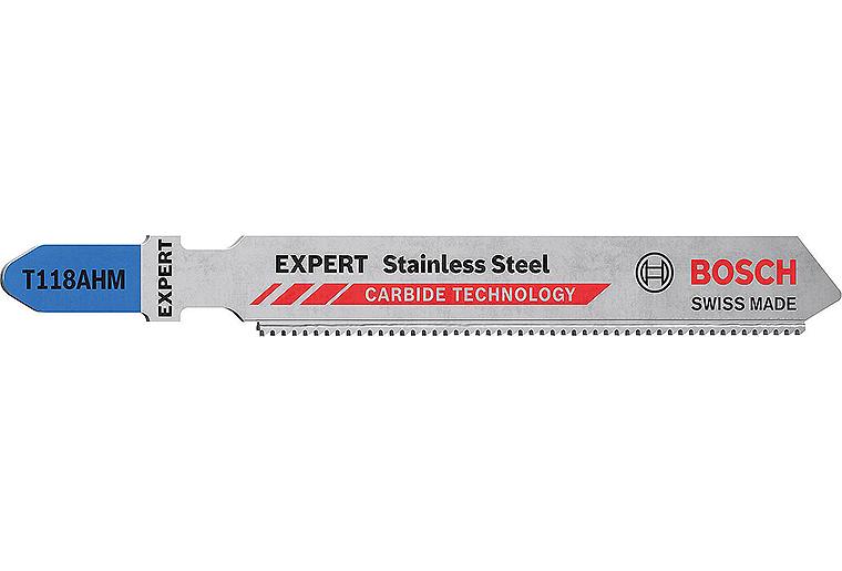 Stichsägeblätter BOSCH Expert T118AHM für Edelstahl VPE=3 Stück Stichsägeblätter BOSCH Expert T118AHM für Edelstahl VPE=3 Stück