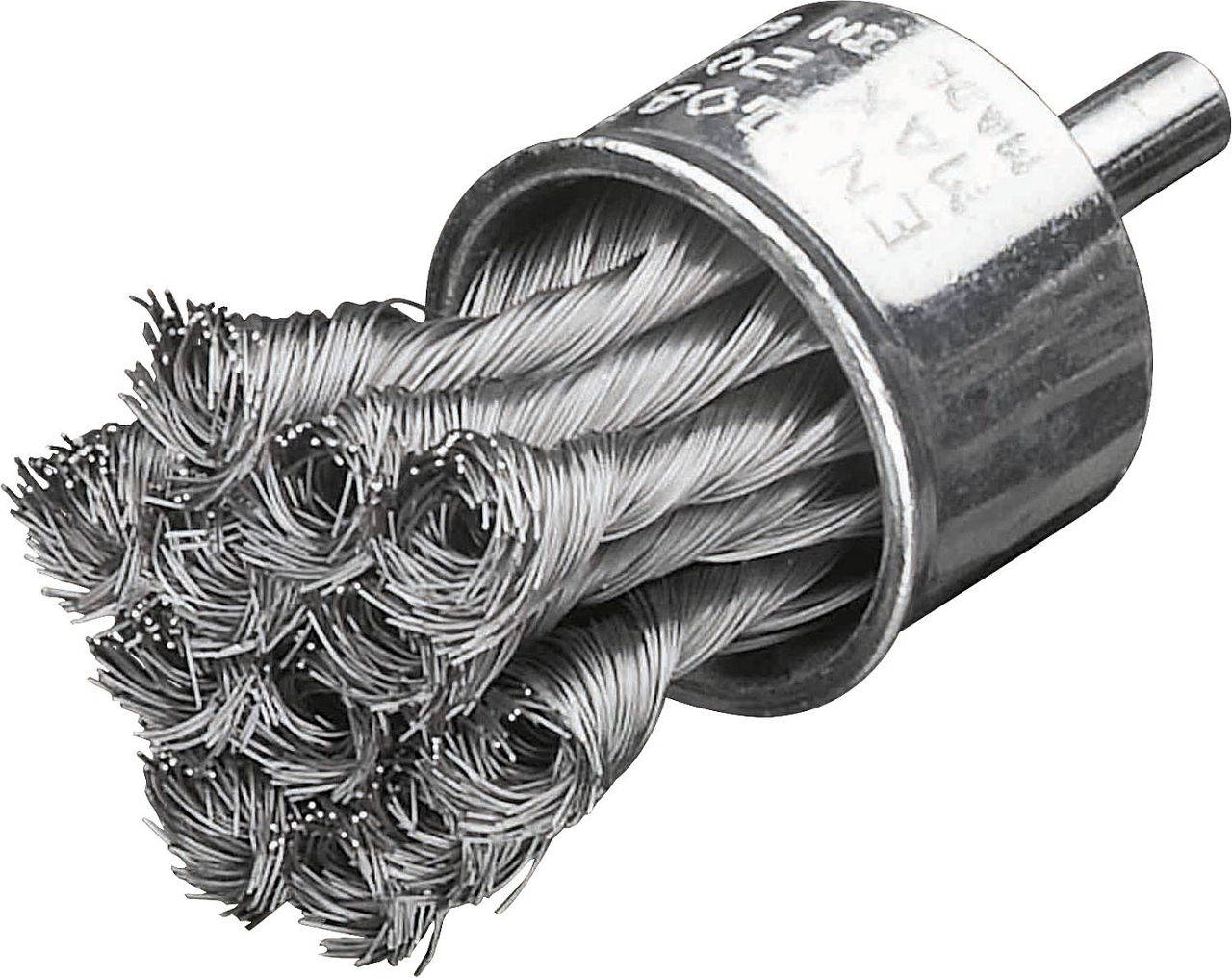 Zopf-Pinselbürsten Stahldraht 0,35mm Ø29mm mit 6mm Schaft Zopf-Pinselbürsten Stahldraht 0,35mm Ø29mm mit 6mm Schaft