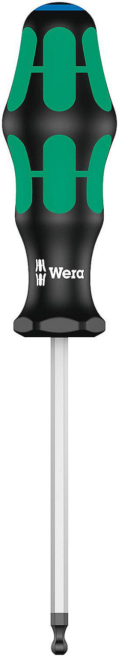 Innensechskant-Kugelkopf-Schraubendreher Wera 352 Kraftform Plus-Serie 300, Klinge Sechskant, Black Point-Spitze, SW 5,0 x 100 mm Innensechskant-Kugelkopf-Schraubendreher Wera 352 Kraftform Plus-Serie 300, Klinge Sechskant, Black Point-Spitze, SW 5,0 x 100 mm