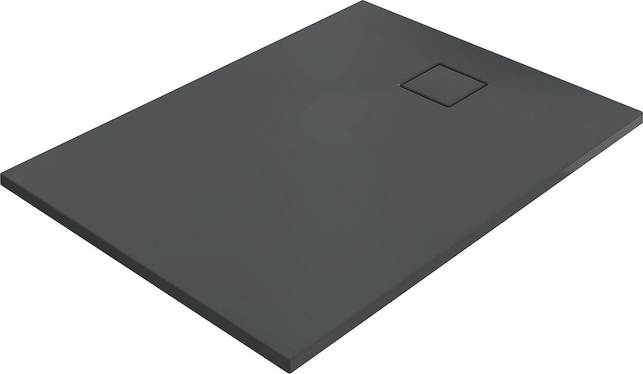 Duschwanne Hüppe EasyFlat Mineralguss 1700x52x750 mm Ablauf:kurze Seite, anthrazit matt Duschwanne Hüppe EasyFlat Mineralguss 1700x52x750 mm Ablauf:kurze Seite, anthrazit matt