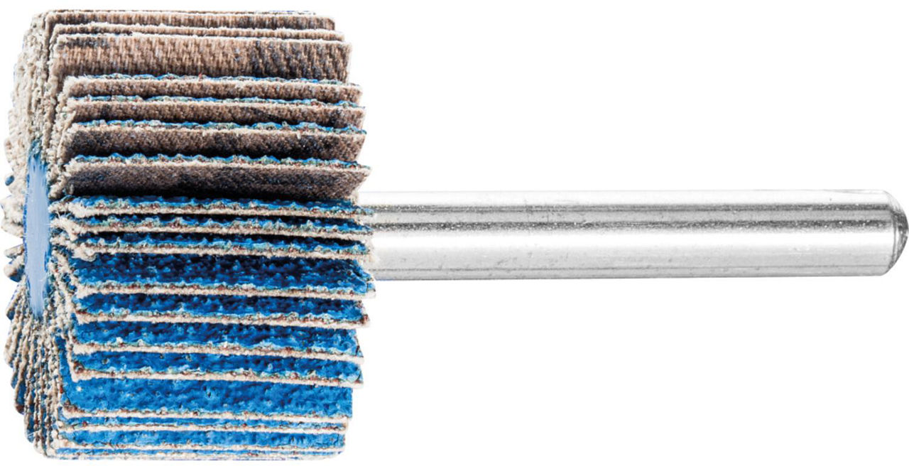 Fächerschleifer Pferd F, Ø 30 x 20 mm, Schaft-Ø 6 mm, Körnung A 60 Fächerschleifer Pferd F, Ø 30 x 20 mm, Schaft-Ø 6 mm, Körnung A 60
