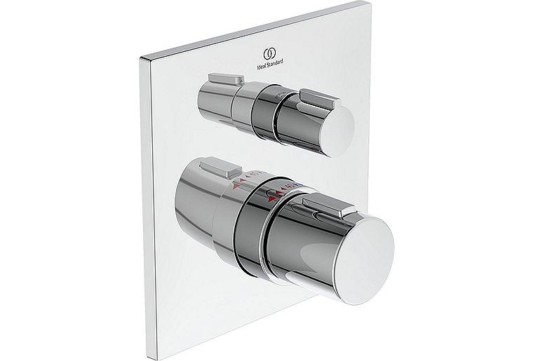 UP-Brausethermsotat Ideal Standard Ceratherm C100 Rosette 163x163 mm chrom UP-Brausethermsotat Ideal Standard Ceratherm C100 Rosette 163x163 mm chrom