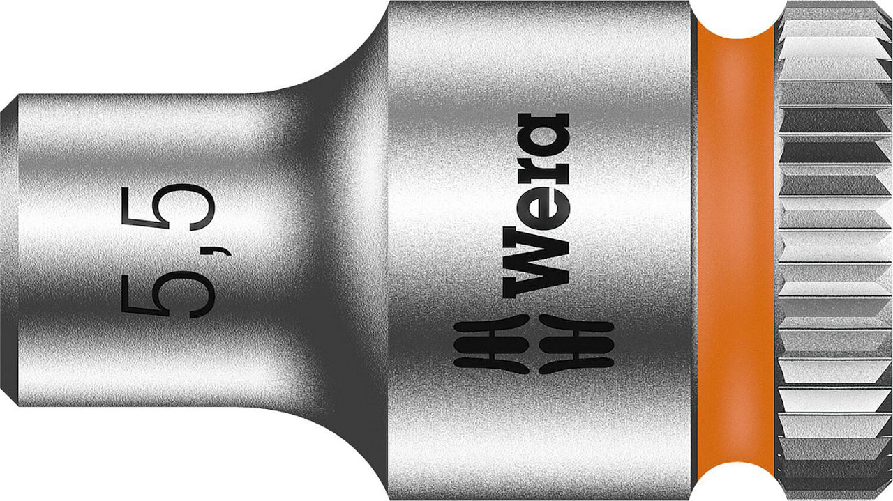 Außensechskant-Steckschlüsseleinsatz Wera 8790 HMA mit 1/4"-Antrieb, metrisch, kurz, SW 5,5 x 23 mm Außensechskant-Steckschlüsseleinsatz Wera 8790 HMA mit 1/4"-Antrieb, metrisch, kurz, SW 5,5 x 23 mm