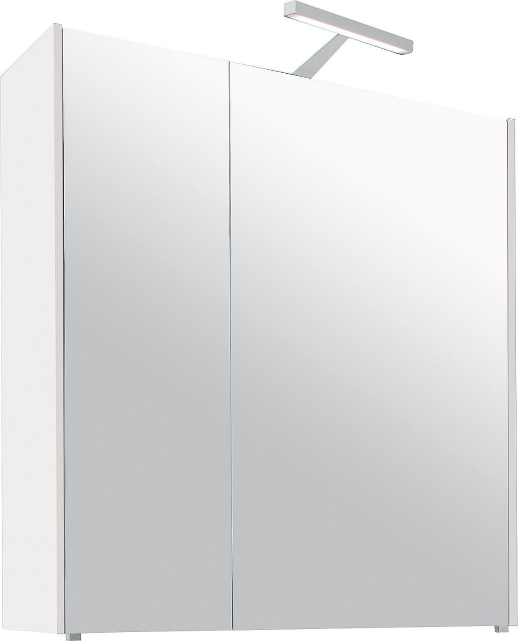 Spiegelschrank mit Beleuchtung weiß matt 2 Türen 700x750x188mm Spiegelschrank mit Beleuchtung weiß matt 2 Türen 700x750x188mm