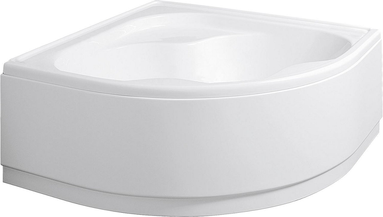 Eck-Badewanne EMBER 1390x400x1390 mm Inhalt: 230 l Acryl, weiß