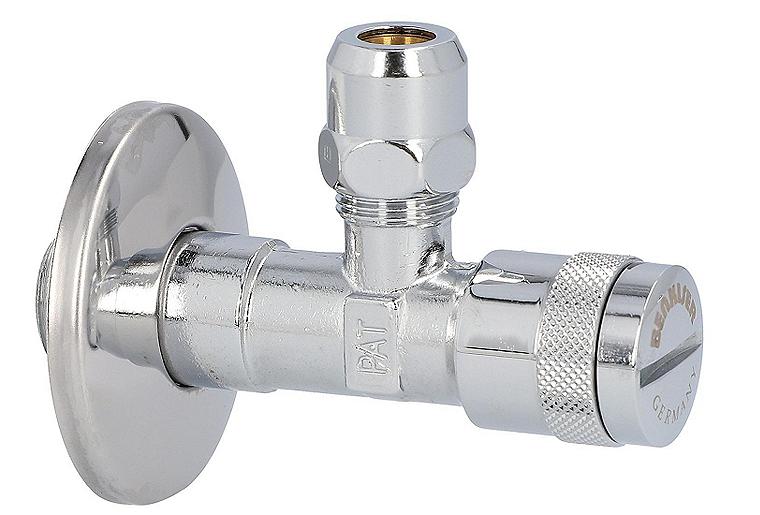 Eck-Ventil mit Filter DN 15 x DN 10 (1/2'' x 3/8'') Eck-Ventil mit Filter DN 15 x DN 10 (1/2'' x 3/8'')