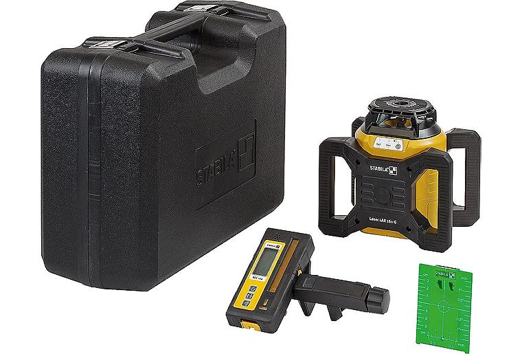 Rotationslaser Stabila LAR 160 G, 4-teiliges Set Rotationslaser Stabila LAR 160 G, 4-teiliges Set
