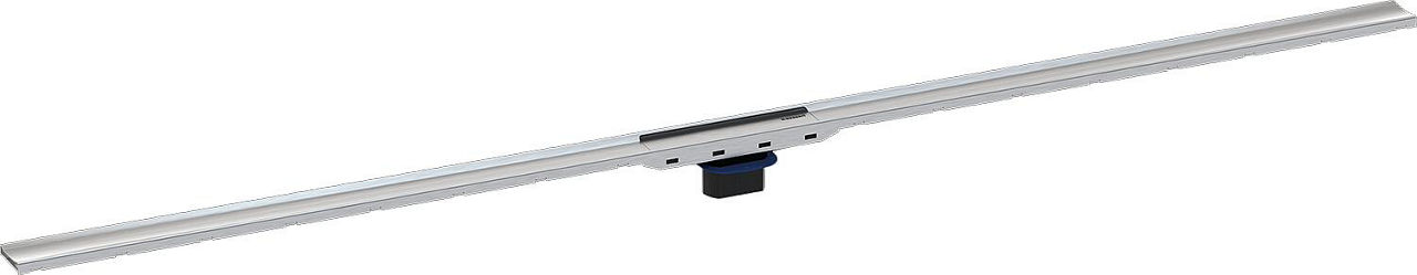 Duschrinne CleanLine80, 300-1100mm, schwarzchrom / gebürstet