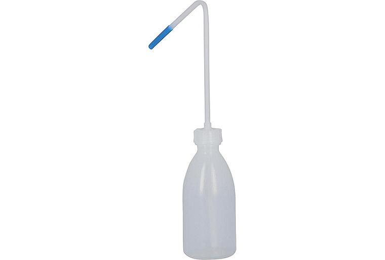 Kunststoff-Flasche mit abgekröpftem Spritzrohr 250 ml