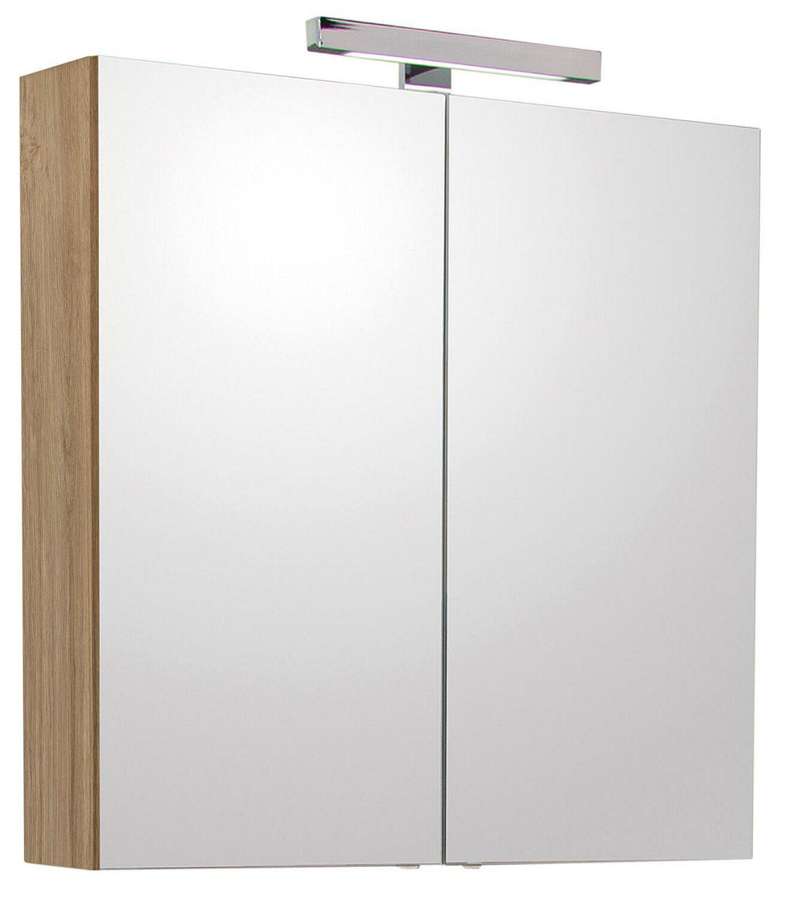Spiegelschrank Estra mit LED-Beleuchtung Asteiche 2 Türen 700x770x208mm Spiegelschrank Estra mit LED-Beleuchtung Asteiche 2 Türen 700x770x208mm