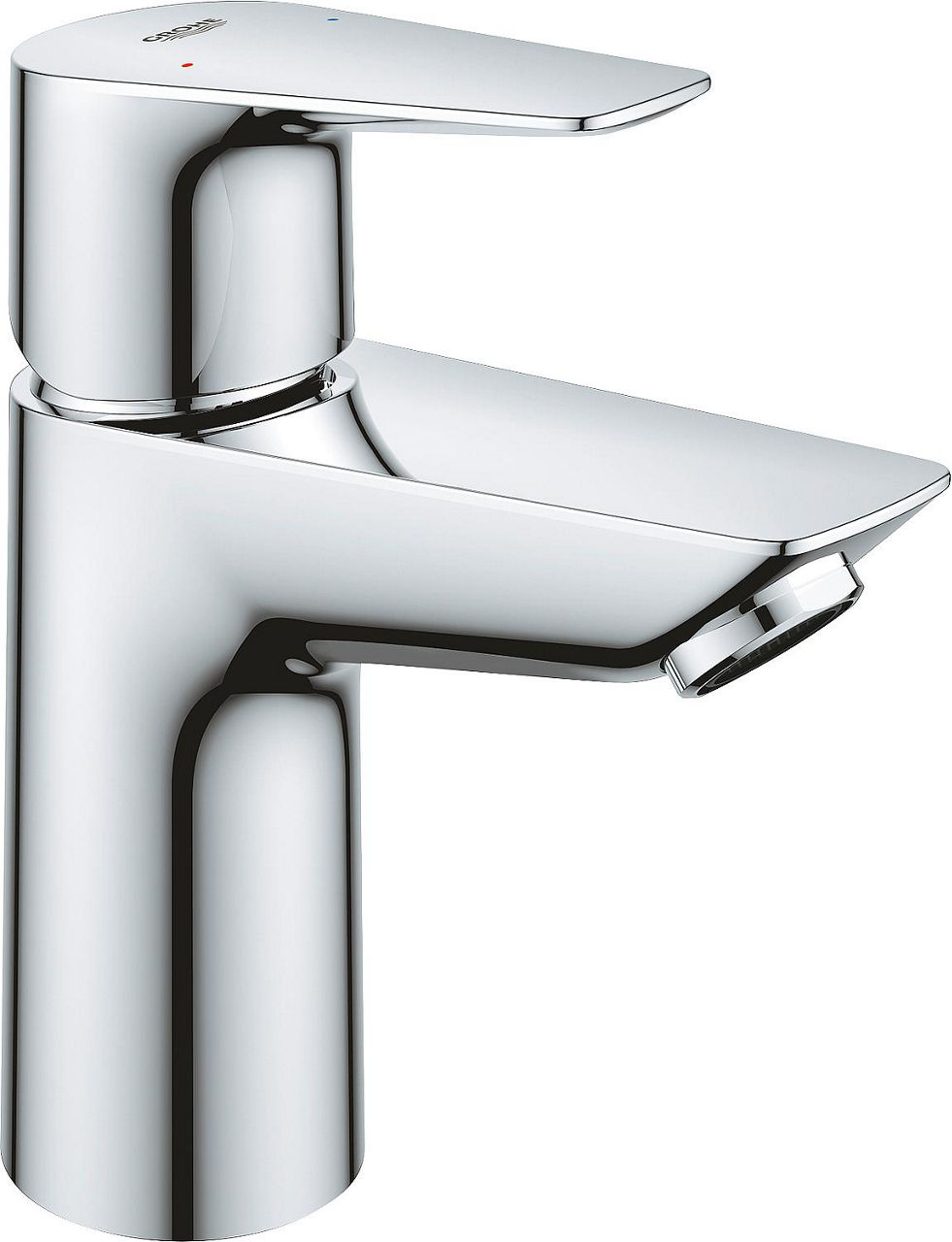 Waschtischmischer Grohe BauEdge S-Size Ausladung 93 mm chrom Push-Open Ablauf Waschtischmischer Grohe BauEdge S-Size Ausladung 93 mm chrom Push-Open Ablauf