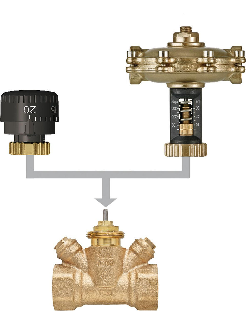 Strangregulierventil TA-Multi DN15(1/2") x DN20(3/4")AG