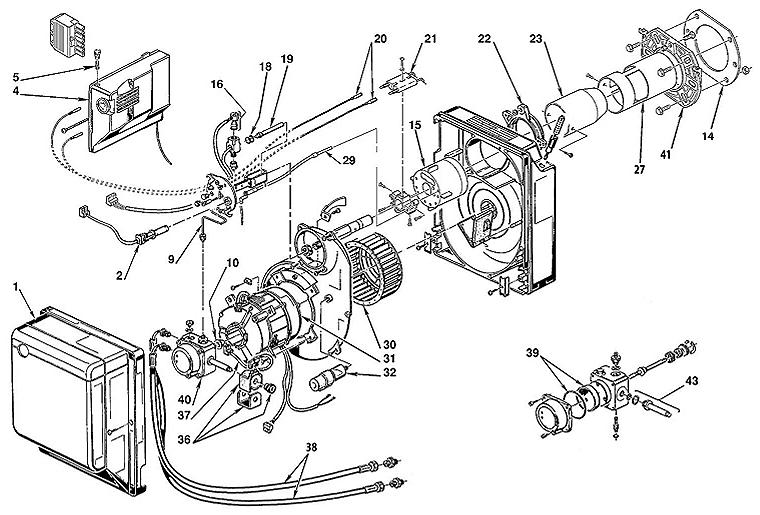 Anschlusskabel Magnetspule Riello 3007772