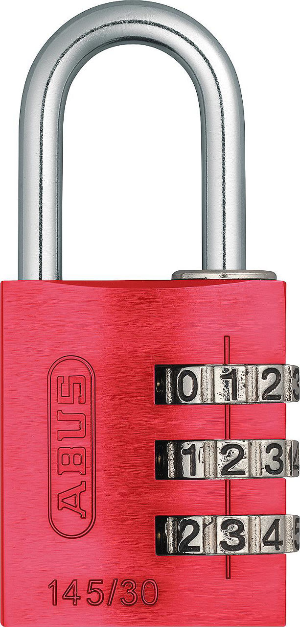 Aluminium Vorhangschloss Typ 145/20 rot Aluminium Vorhangschloss Typ 145/20 rot
