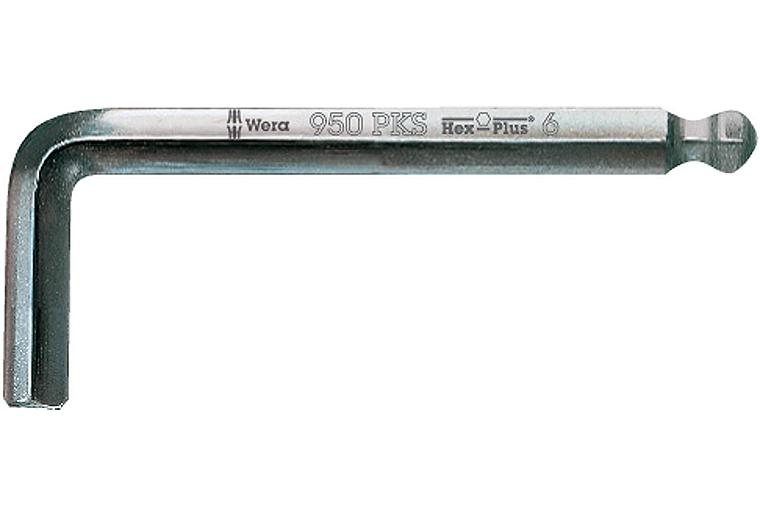 Winkelschlüssel WERA verchromt 6-kant mit Kugelkopf, 3,0x71mm kurz Winkelschlüssel WERA verchromt 6-kant mit Kugelkopf, 3,0x71mm kurz