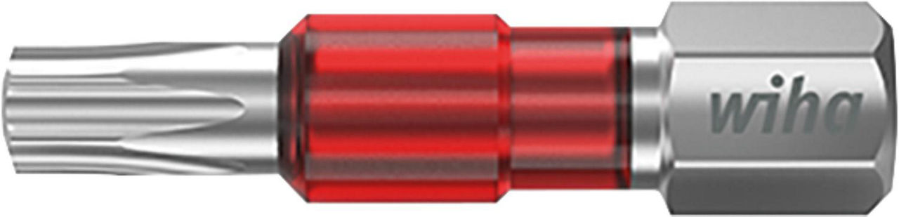 Kraftschrauber Torx®-TY-Bit wiha 7015TY mit 1/4"-Antrieb, kurz, mit Torsions-Zone, T10 x 29 mm, VPE = 5 Stück