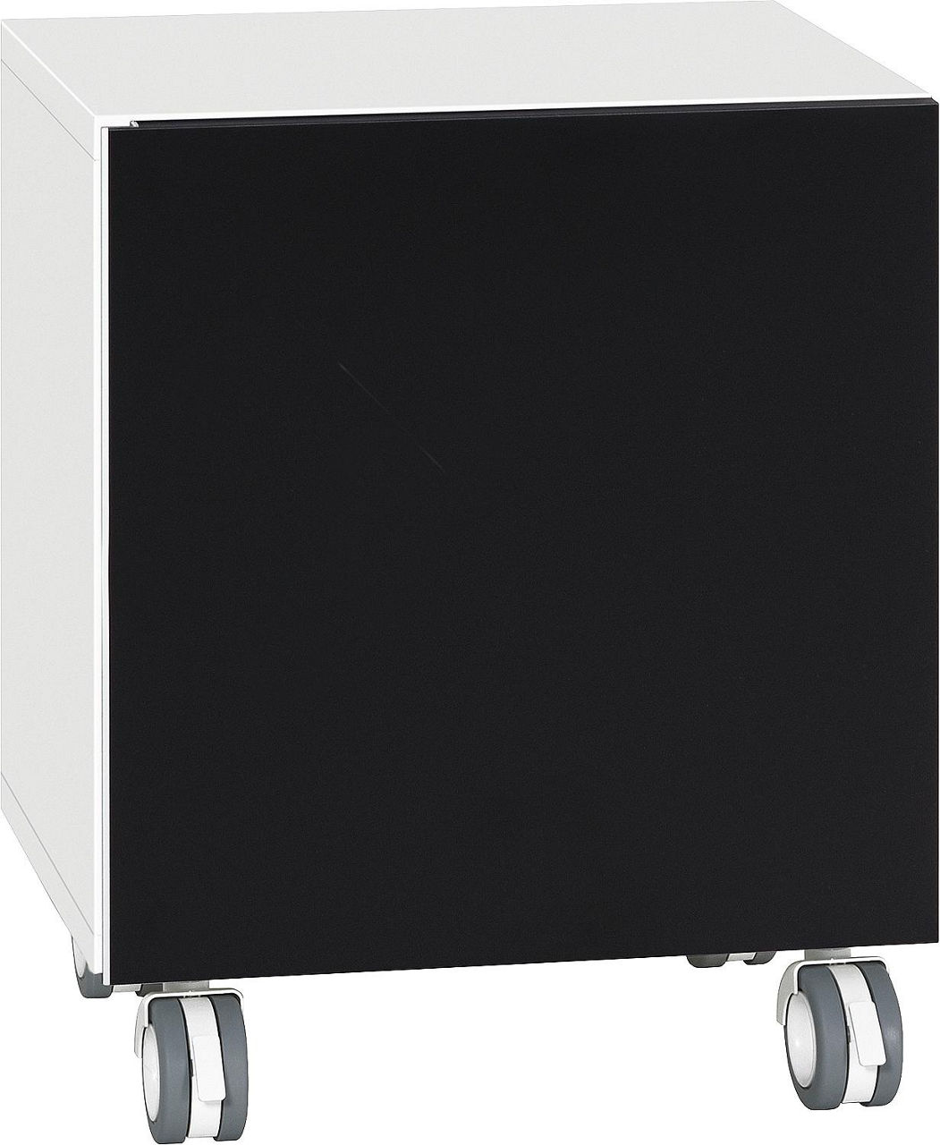 Rollcontainer ELA Korpus weiß smt - Front schwarzs smt 400x400x350mm Rollcontainer ELA Korpus weiß smt - Front schwarzs smt 400x400x350mm