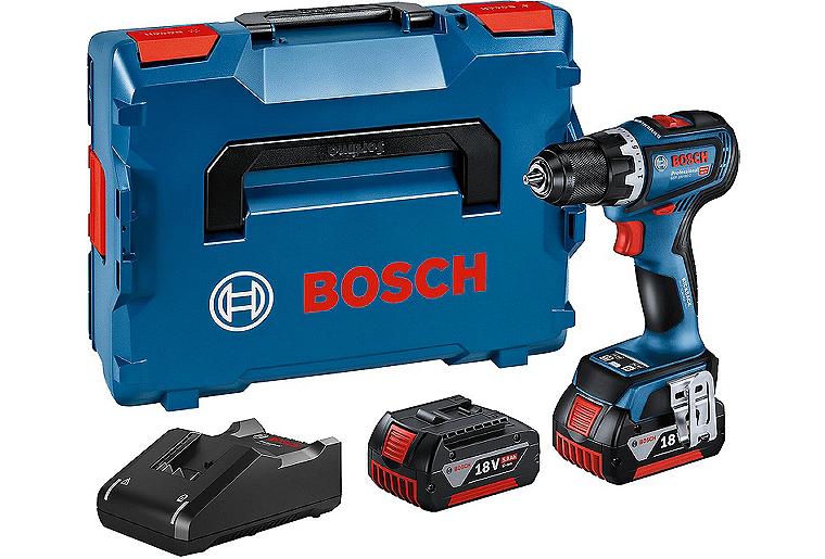 Akku-Bohrschrauber Bosch GSR 18V-90 C, 18 V mit 2x 5,0 Ah Akkus und Ladegerät Akku-Bohrschrauber Bosch GSR 18V-90 C, 18 V mit 2x 5,0 Ah Akkus und Ladegerät