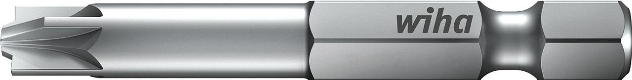 VDE-PlusMinus Pozidriv/Schlitz-Bit wiha 7049PZM Professional, mit 1/4"-Antrieb, SL/PZ1 x 90 mm