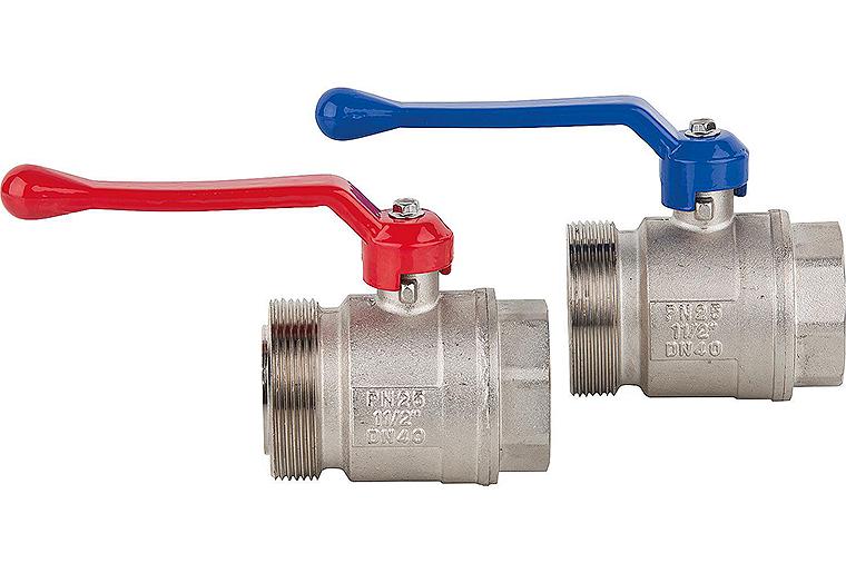 Kugelhähne 1 1/2'' 2 Stck. flachdichtend passend für Verteileranschluß 2''