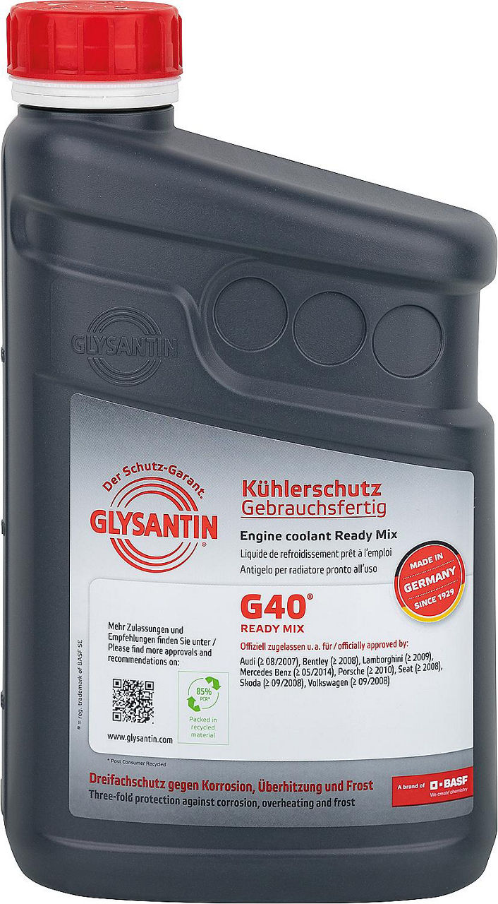 Kühlerschutzmittel GLYSANTIN® G40® ECO BMB gebrauchsfertig 1l Flasche Kühlerschutzmittel GLYSANTIN® G40® ECO BMB gebrauchsfertig 1l Flasche