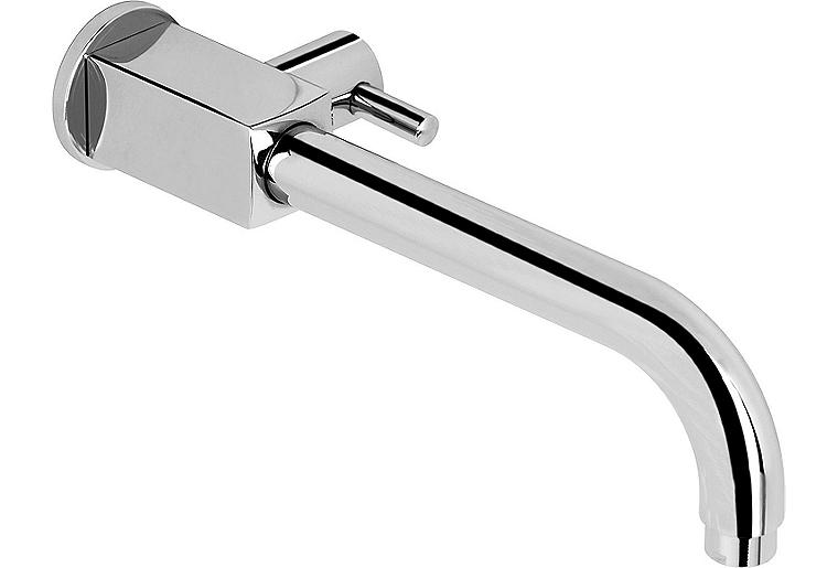 Wand-Auslaufventil Salsa Ausladung 209 mm chrom