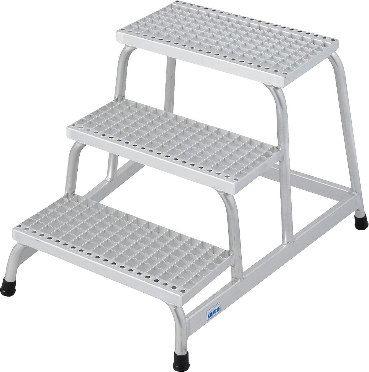 MontageTritt Krause mit Gitterroststufen, 1x3 Stufen, 805331 MontageTritt Krause mit Gitterroststufen, 1x3 Stufen, 805331