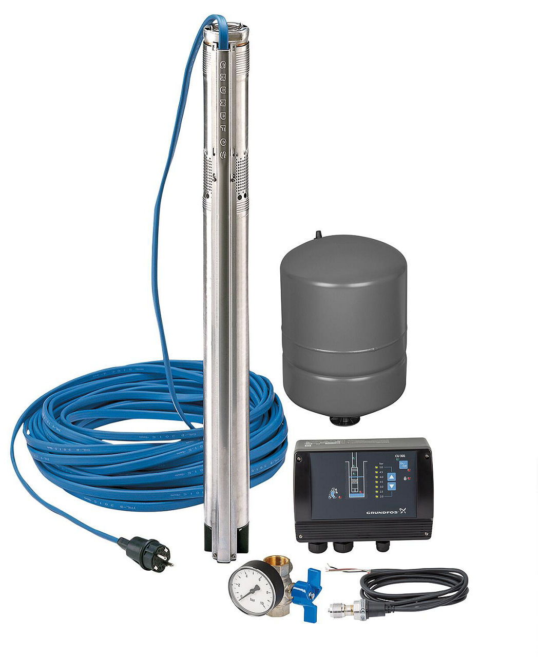 Unterwasserpumpe GRUNDFOS SQE PAKET 3-65 Konstantdruckregelt