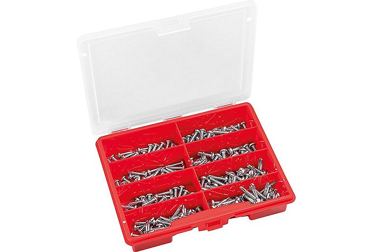 Sortimentskoffer Bohrschrauben DIN 7504, 200-teilig
