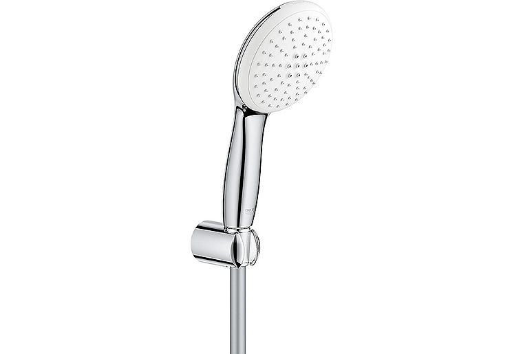 Brausegarnitur Grohe Tempesta 110, verchromt, 2 Strahlarten, Brausehalter, Schlauch Brausegarnitur Grohe Tempesta 110, verchromt, 2 Strahlarten, Brausehalter, Schlauch