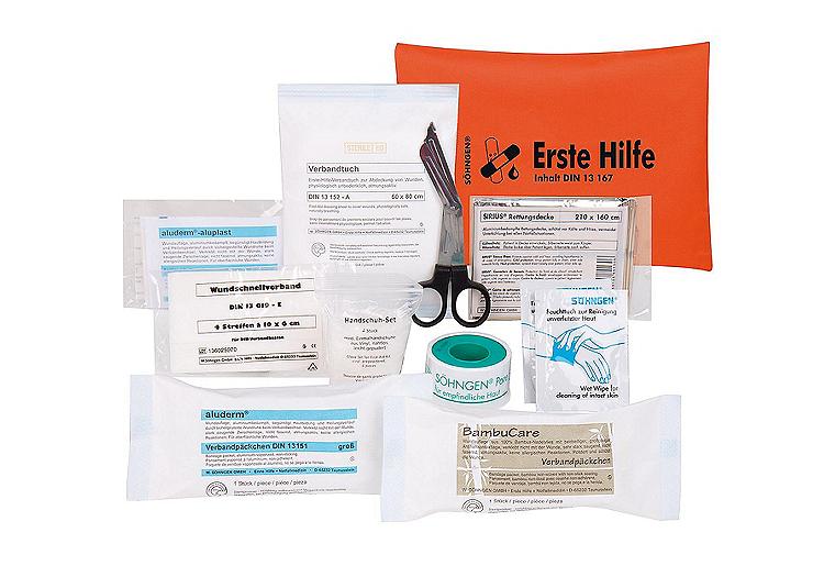 Erste-Hilfe-Tasche DIN 13 167 orange