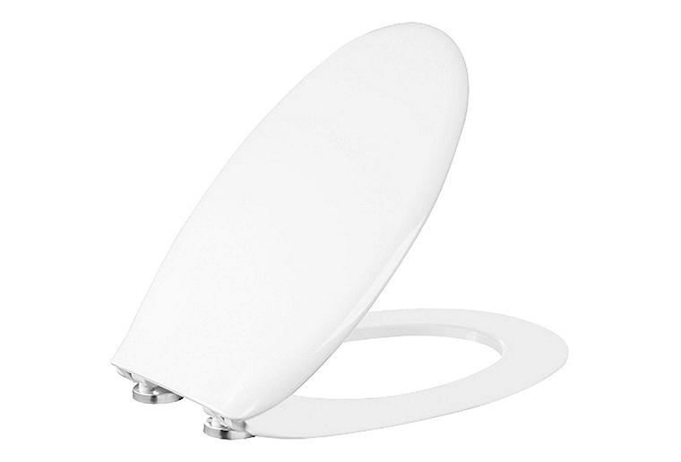WC-Sitz Jaguari weiß, Softclose aus Duroplast, Scharniere aus Kunststoff/Edelstahl WC-Sitz Jaguari weiß, Softclose aus Duroplast, Scharniere aus Kunststoff/Edelstahl