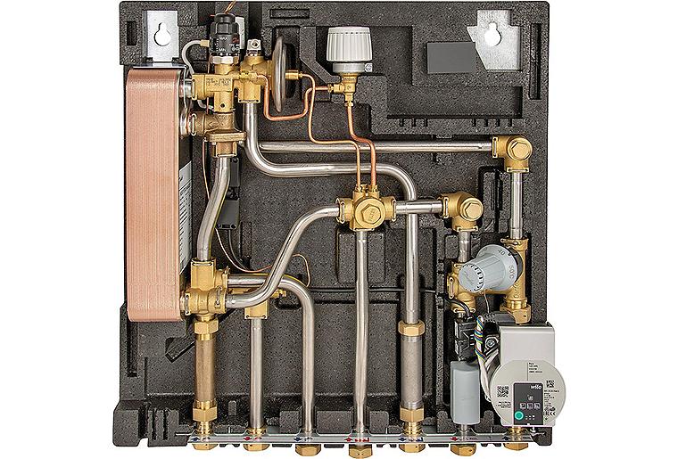 Wohnungsstation Wolf CAT-55 LT inkl. Dämmhaube 2072590