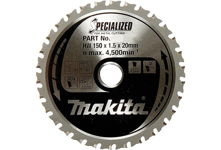 Kreissägeblatt MAKITA® Ø 150 x 1,5 x 20 mm, 32 Zähne , für Metall Kreissägeblatt MAKITA® Ø 150 x 1,5 x 20 mm, 32 Zähne , für Metall