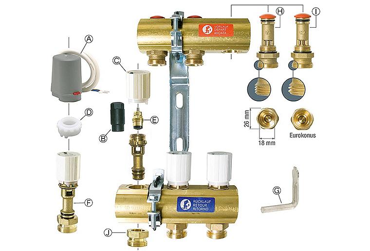 Ventilinnenteil P 12 A für Thermostatventile Giacomini Ventilinnenteil P 12 A für Thermostatventile Giacomini