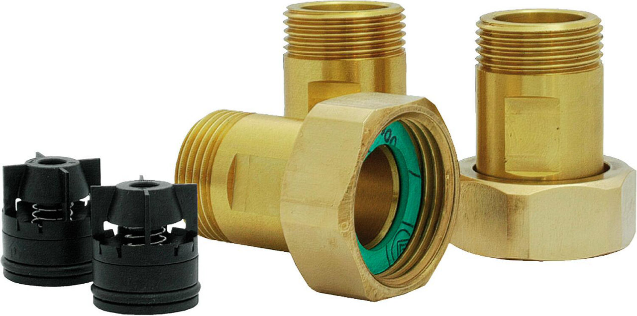 Verschraubungsset KTD 312, DN25 (1") ÜWM x DN20 (3/4") AG Verschraubungsset KTD 312, DN25 (1") ÜWM x DN20 (3/4") AG