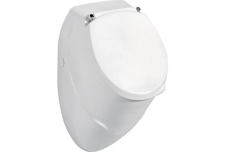 Urinal EDU Komplett-Set Zulauf von hinten BxHxT: 310x525x320 mm Keramik weiß Urinal EDU Komplett-Set Zulauf von hinten BxHxT: 310x525x320 mm Keramik weiß