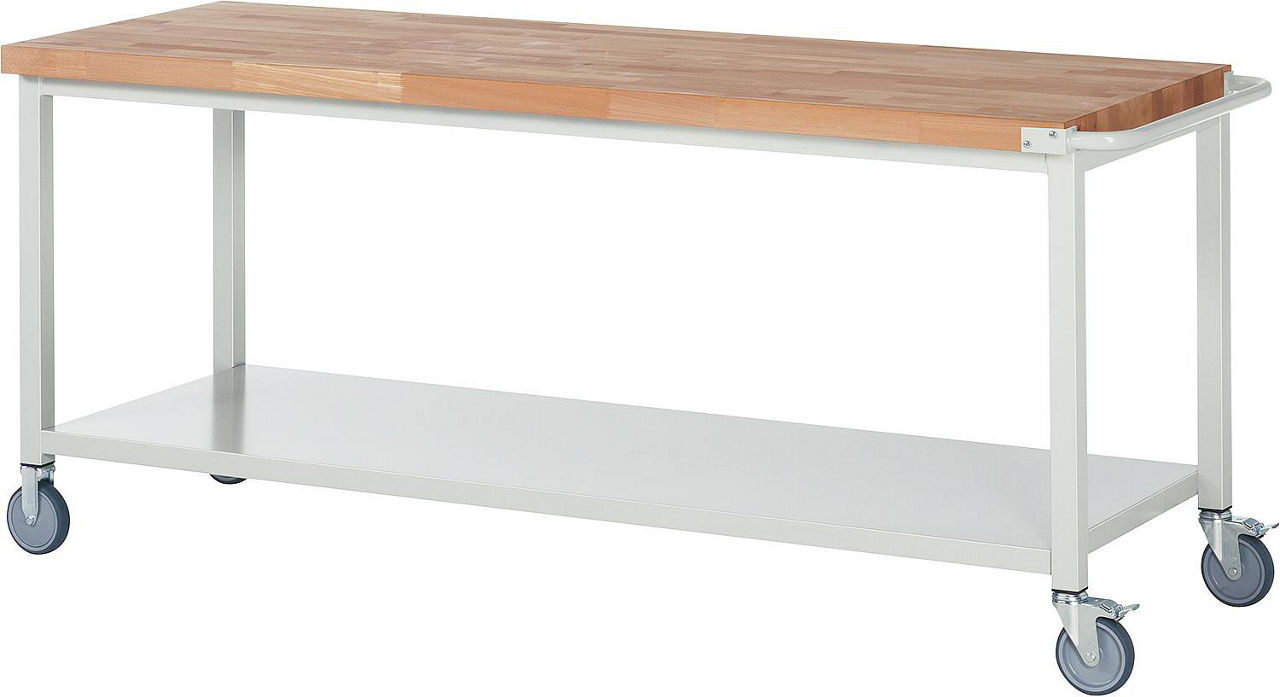 Fahrbare Werkbank RAU 8000 Serie Basic-8 2000 x 880 x 700 mm Fahrbare Werkbank RAU 8000 Serie Basic-8 2000 x 880 x 700 mm