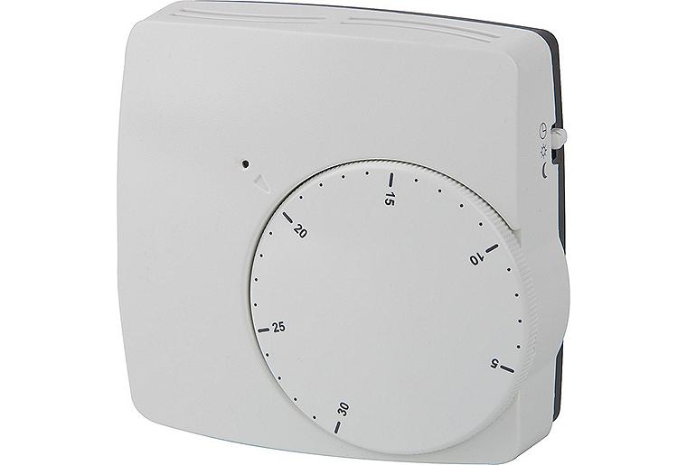 Elektronischer Raumthermostat WFHT-PILOT 230V ANC, Betriebs- art-Schalter, NC-Antrieb