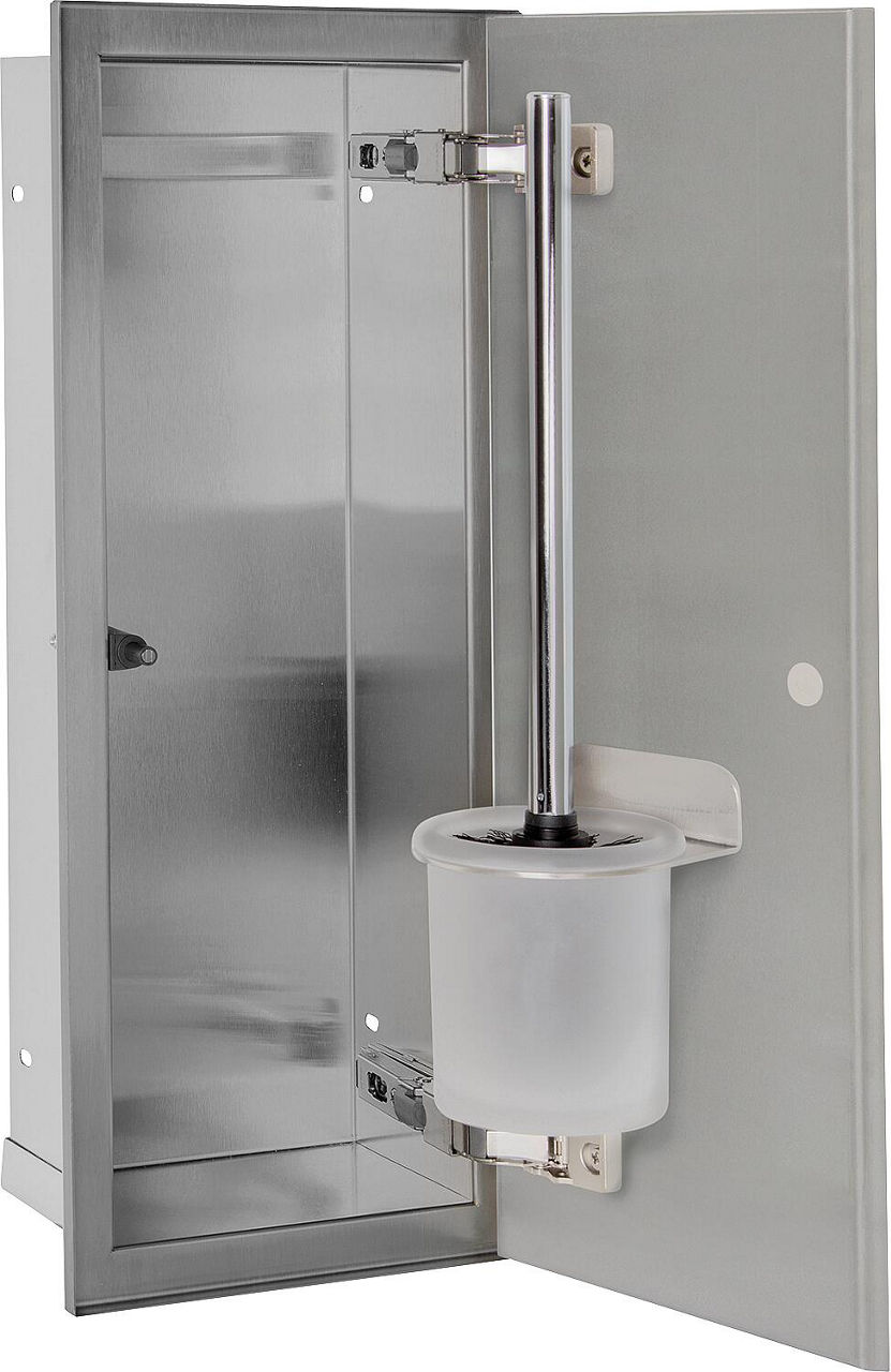 WC-Einbaucontainer Edelstahl Höhe 450, 1 Türe befliesbar, rechts WC-Einbaucontainer Edelstahl Höhe 450, 1 Türe befliesbar, rechts