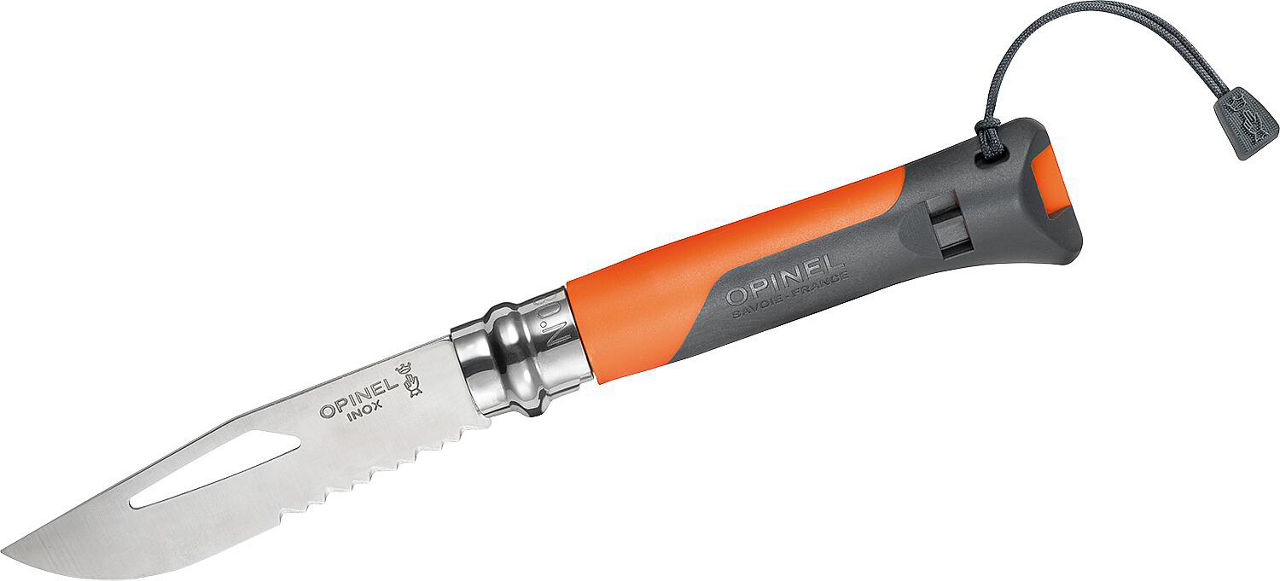 Taschenmesser OPINEL 254269 No 08 Outdoor, Edelstahl, Griff orange Taschenmesser OPINEL 254269 No 08 Outdoor, Edelstahl, Griff orange