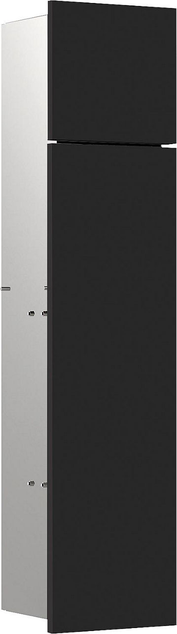 WC-Modul emco asis pure Unterputz, Anschlag links 730mm schwarz