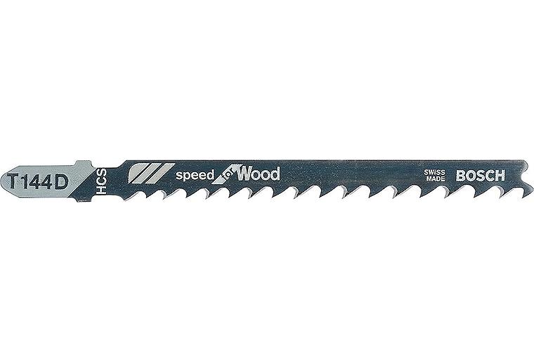 Stichsägeblätter BOSCH T144D Länge 100mm VPE 5 Stück f. schnelle gerade Schnitte in Holz Stichsägeblätter BOSCH T144D Länge 100mm VPE 5 Stück f. schnelle gerade Schnitte in Holz